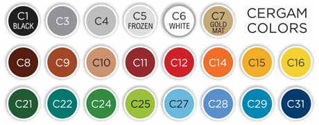 color table for personalized glass