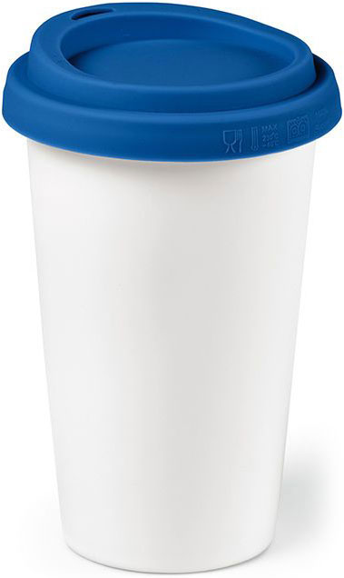 porcelain cup with lid Tagus