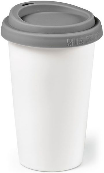 porcelain cup with lid Tagus