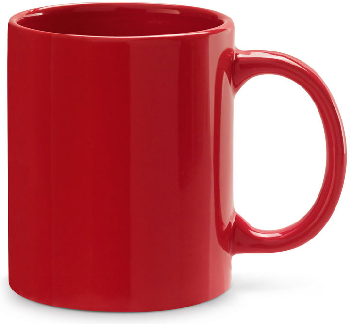 ceramic mug Barine red