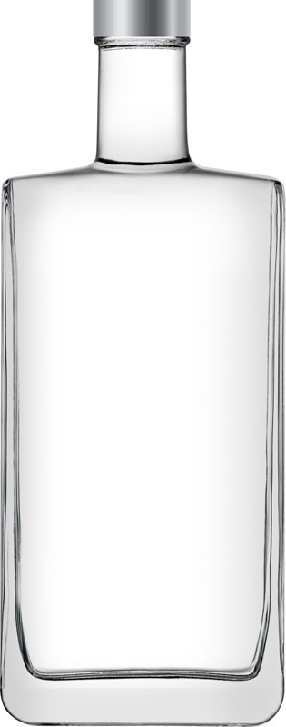 glass water bottle 500ml - Long Island