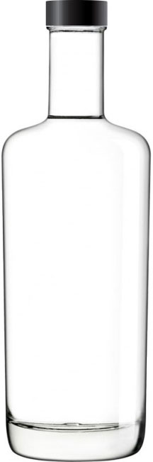 glass water bottle 750ml - Oxygen
